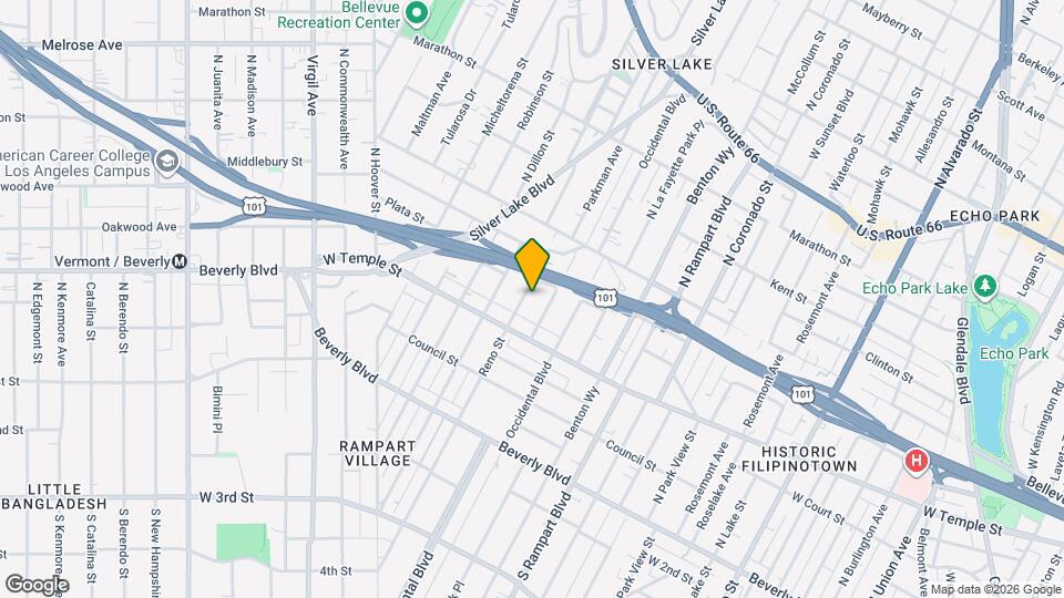 336 N Reno St Map and Location Details