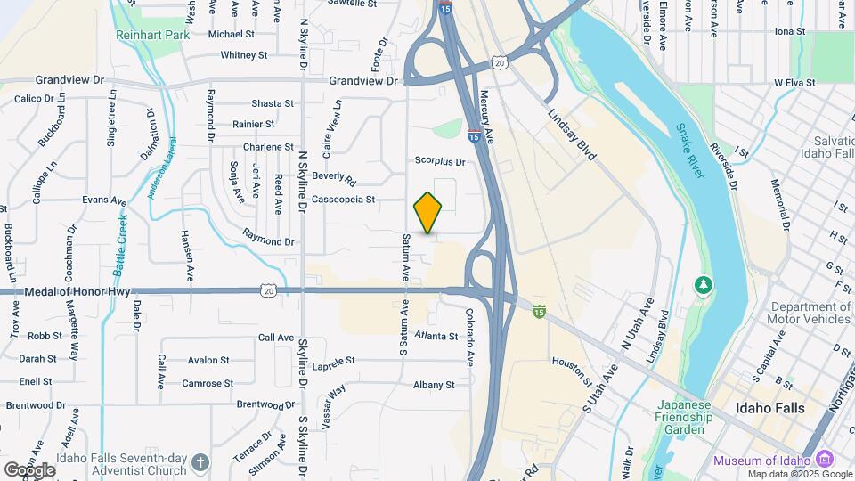 1491 Mountain View Ln Map and Location Details