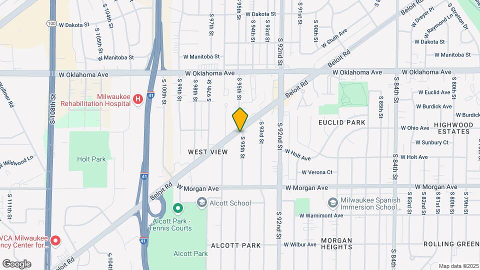 3307-3315 S 95th St Map and Location Details