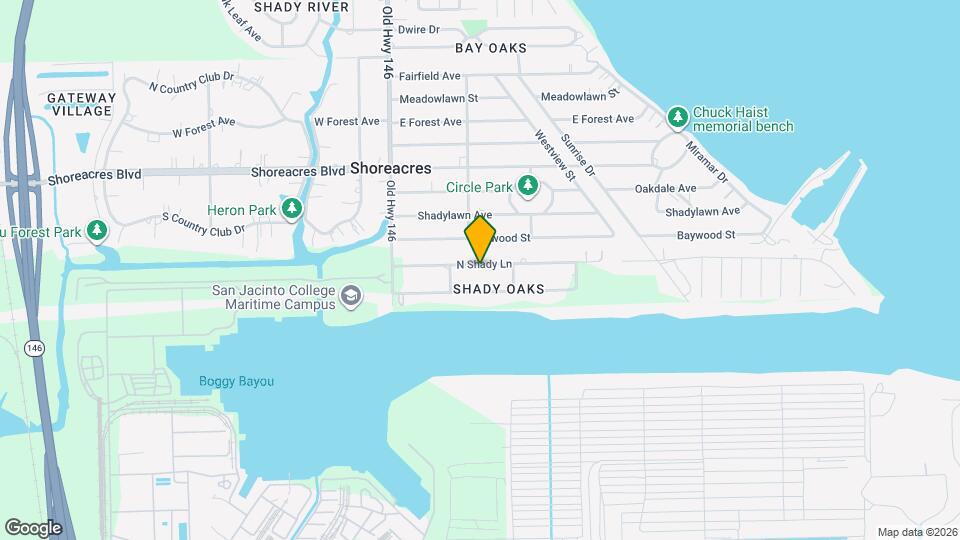 519 N Shady Ln Map and Location Details