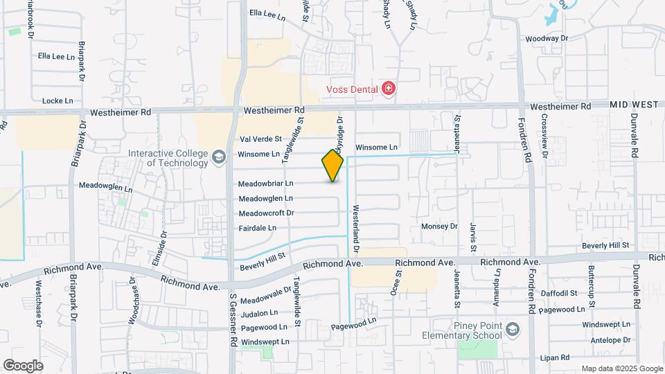 9507 Meadowbriar Ln Map and Location Details