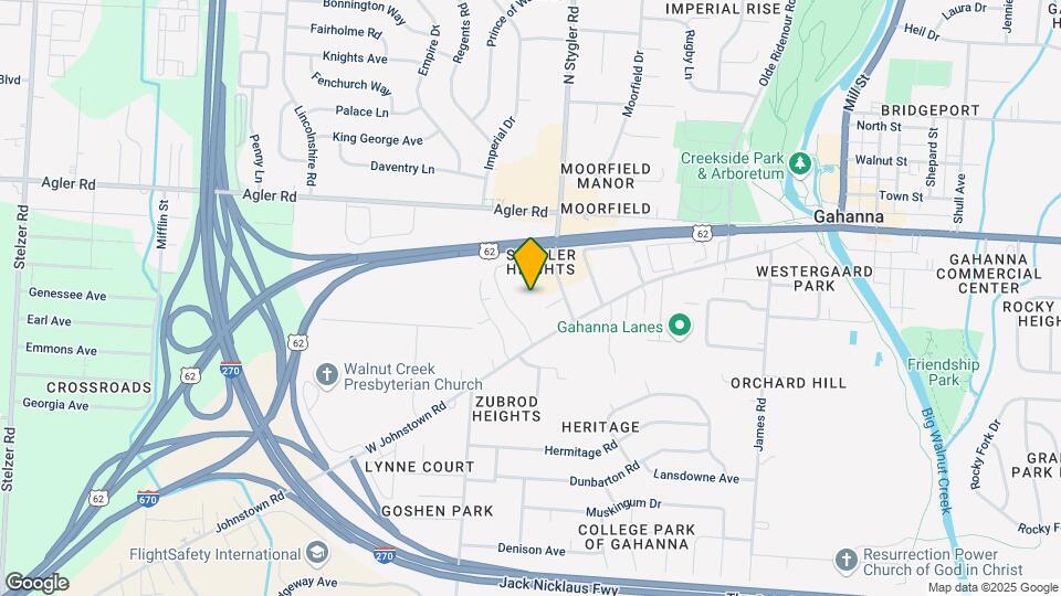 Gahanna Crossing Apartments Mapa y Detalles de la Ubicación