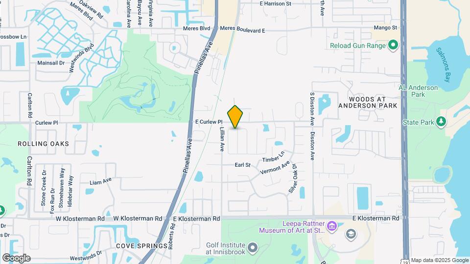 1648 Harbor Oaks Dr Map and Location Details