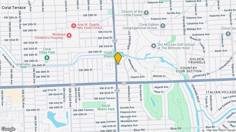 1561 Alcala Ave Map and Location Details