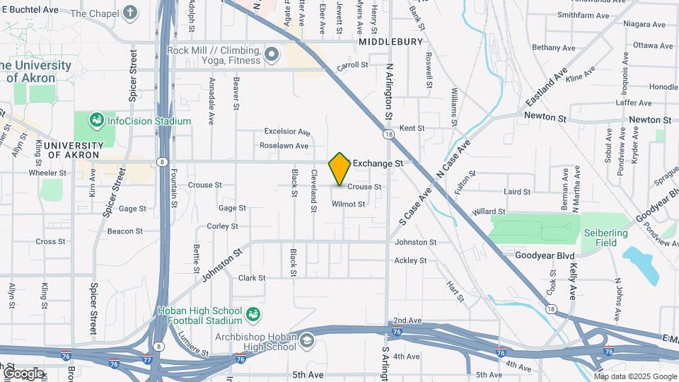 828 Crouse St Map and Location Details