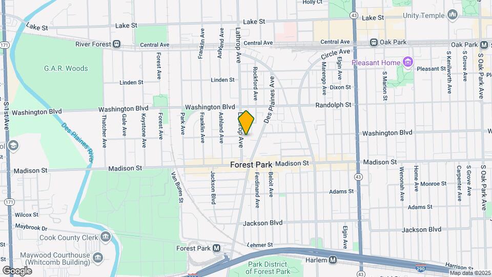 310 Lathrop Ave Map and Location Details