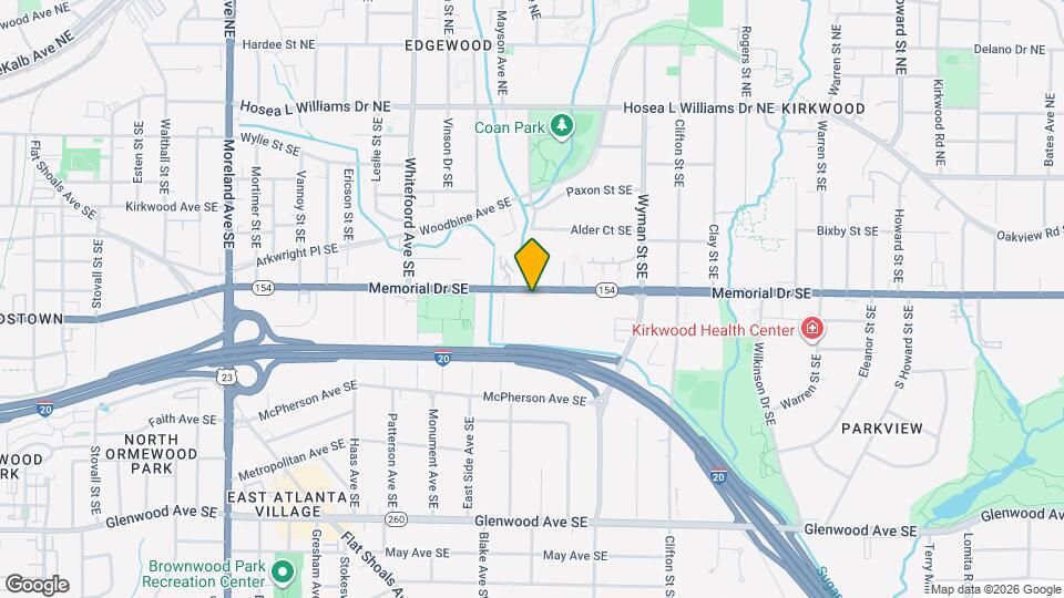 1680 Memorial Dr SE Map and Location Details