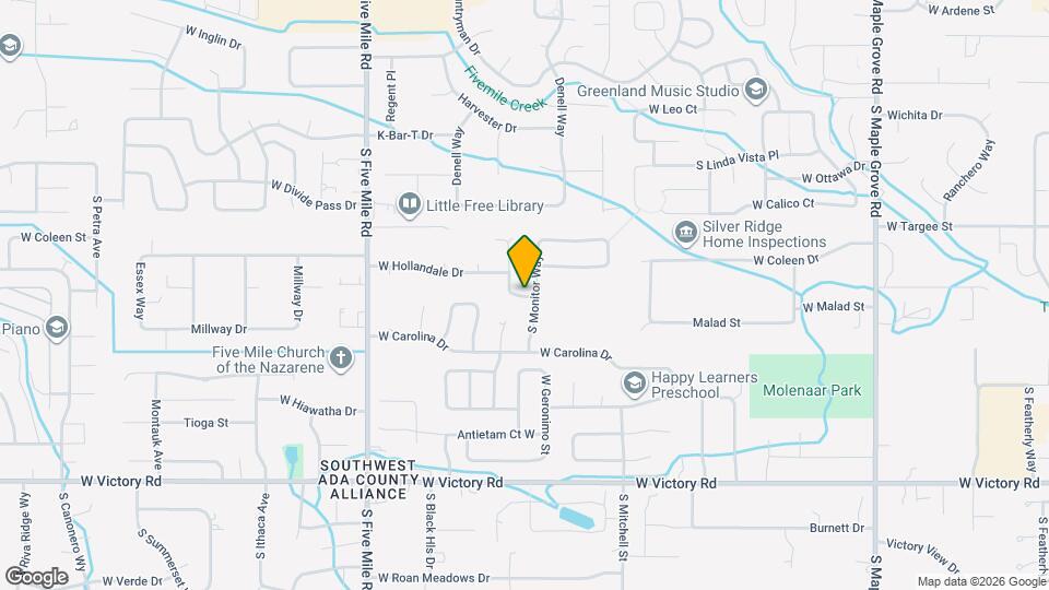 10096 W Raleigh St Mapa y Detalles de la Ubicación