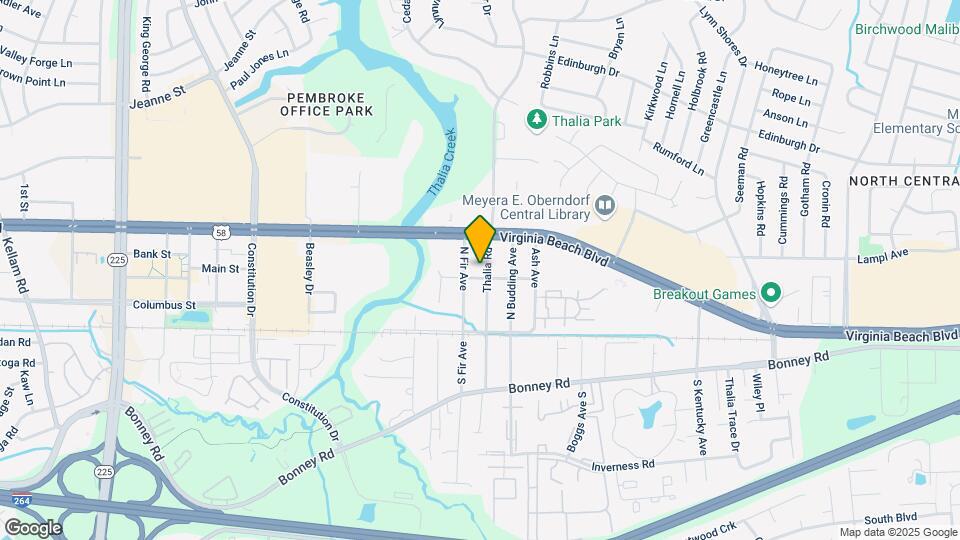 205 Thalia Rd Map and Location Details