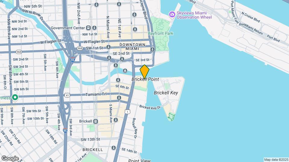 465 Brickell Ave, Unit 4301 Map and Location Details
