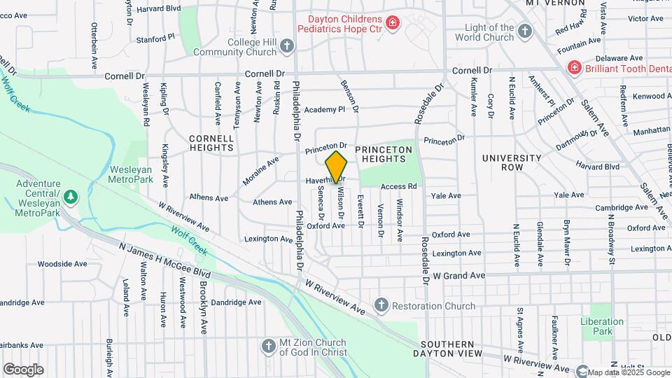 1257 Wilson Dr Map and Location Details