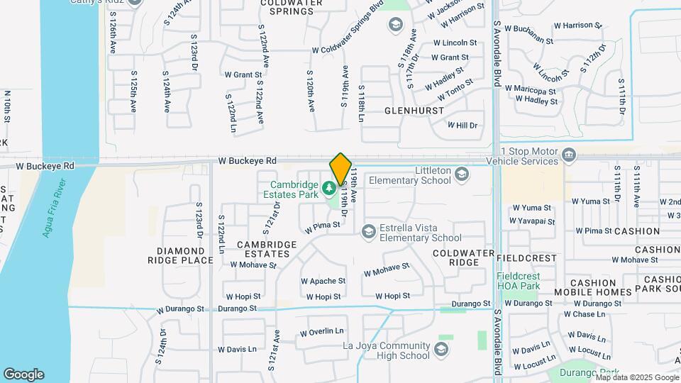 1302 S 119th Dr Map and Location Details