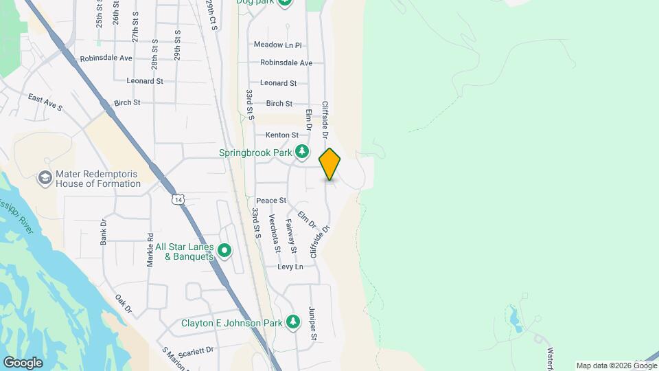 3845 Cliffside Dr, Unit 3845 Mapa y Detalles de la Ubicación