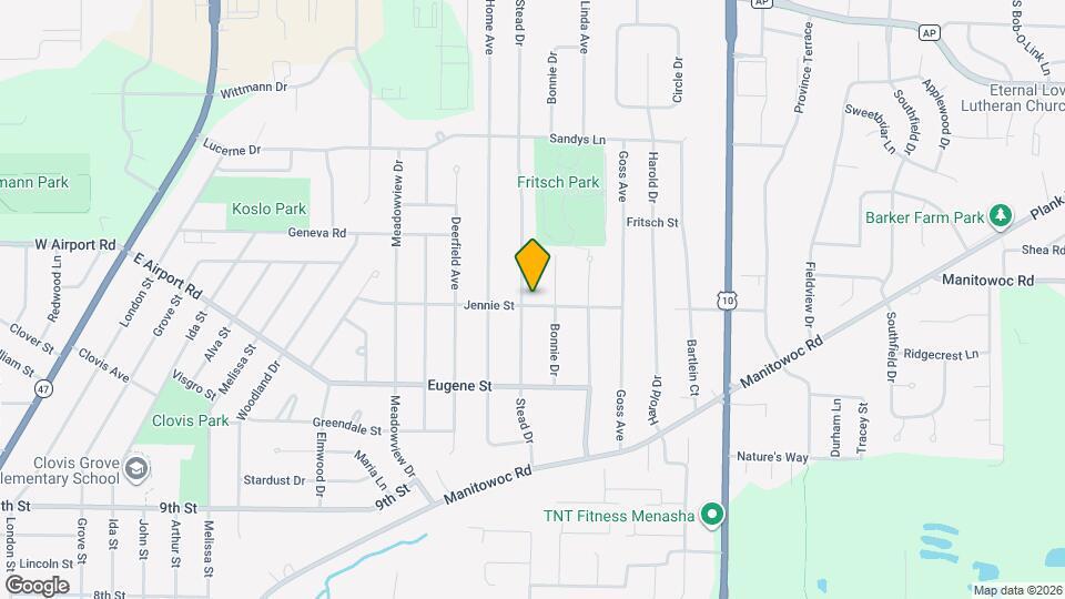 1604 Jennie St Map and Location Details