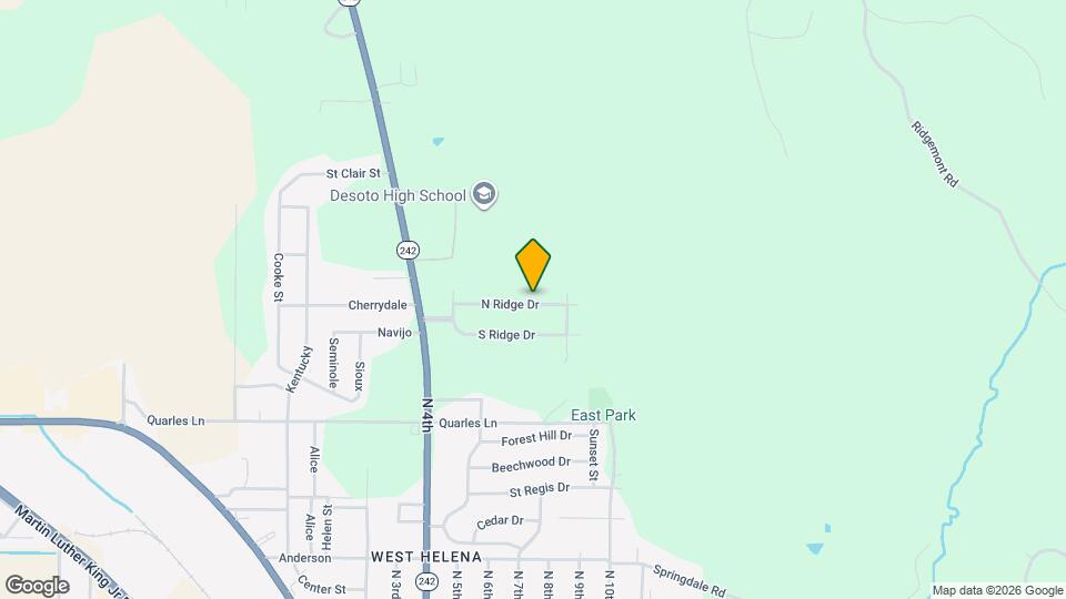 714 N Ridge Dr Map and Location Details