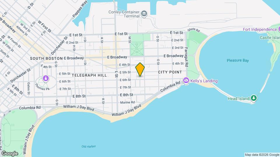 708 E 6th St Map and Location Details