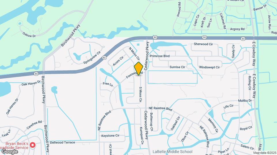 6004 S Moss Cir Map and Location Details