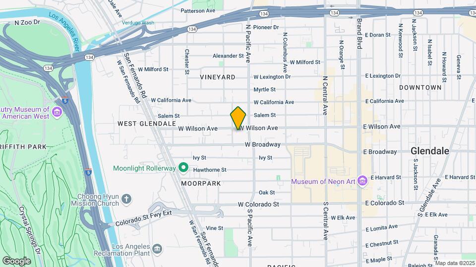 520 W Wilson Ave Mapa y Detalles de la Ubicación