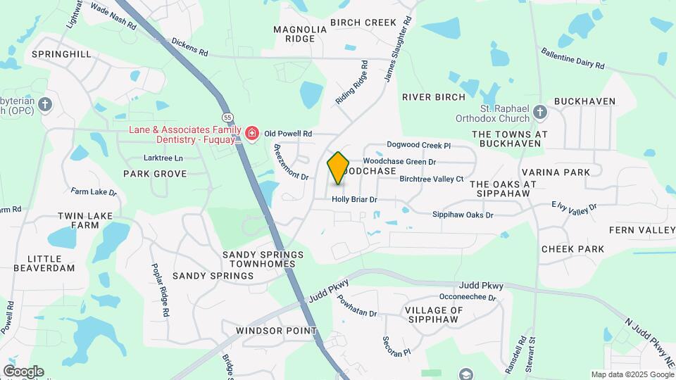 1909 Maple Sugar Ln Map and Location Details