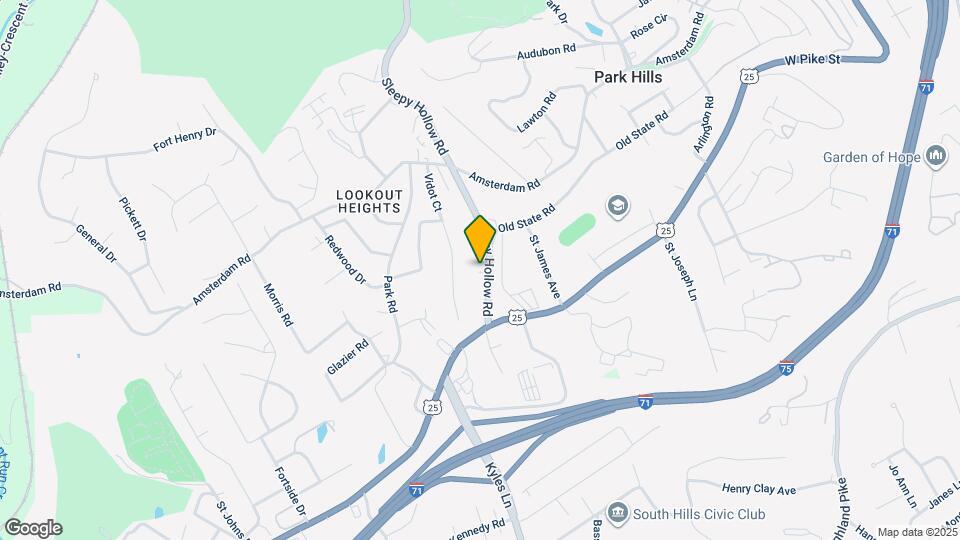 1327 Sleepy Hollow Rd Map and Location Details