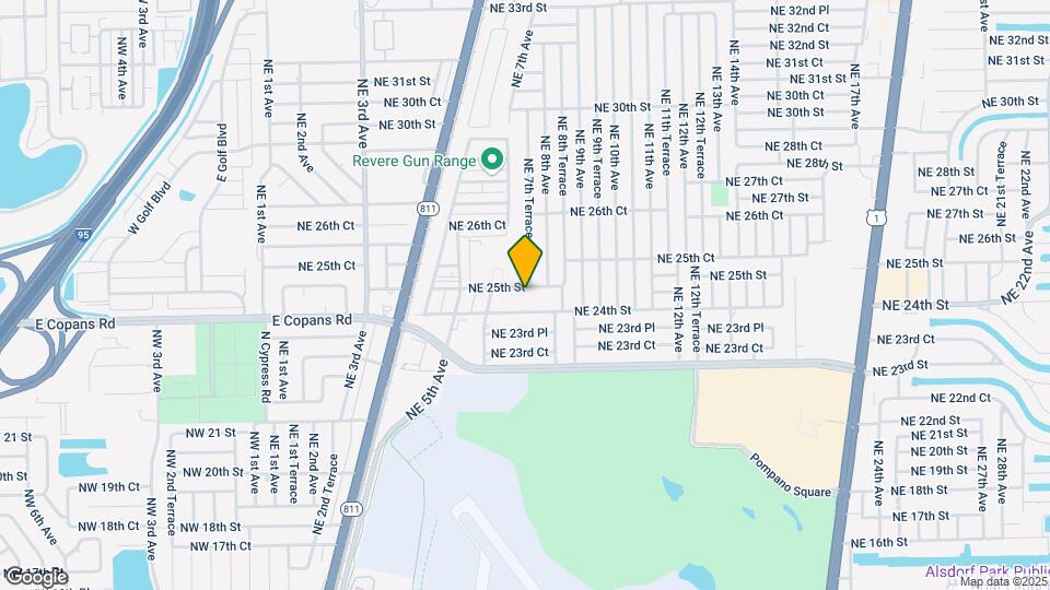 700 NE 25th St Map and Location Details
