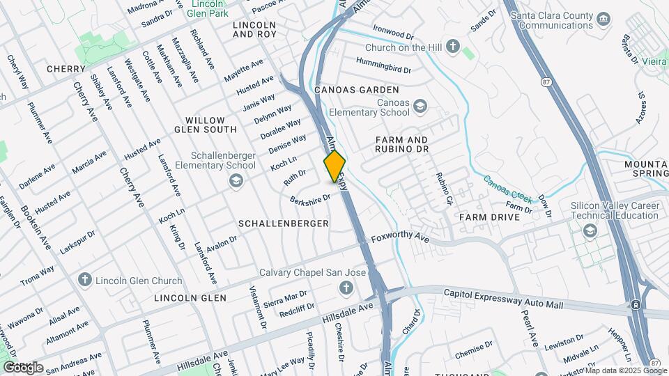 2785 Almaden Rd Map and Location Details