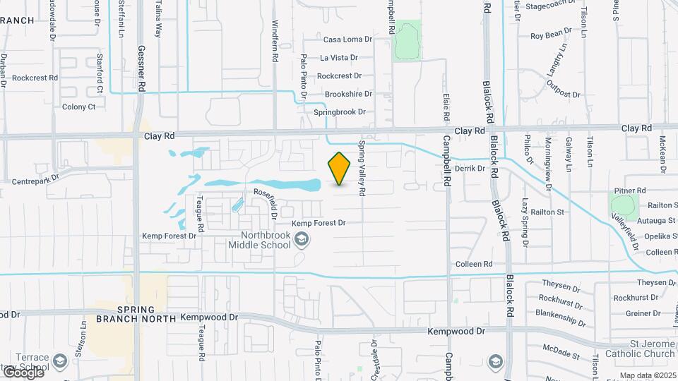 9726 Springmont Dr Map and Location Details