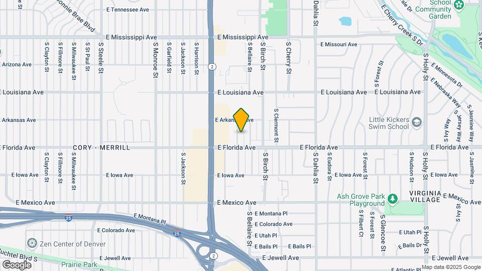 1460 S Ash St Map and Location Details