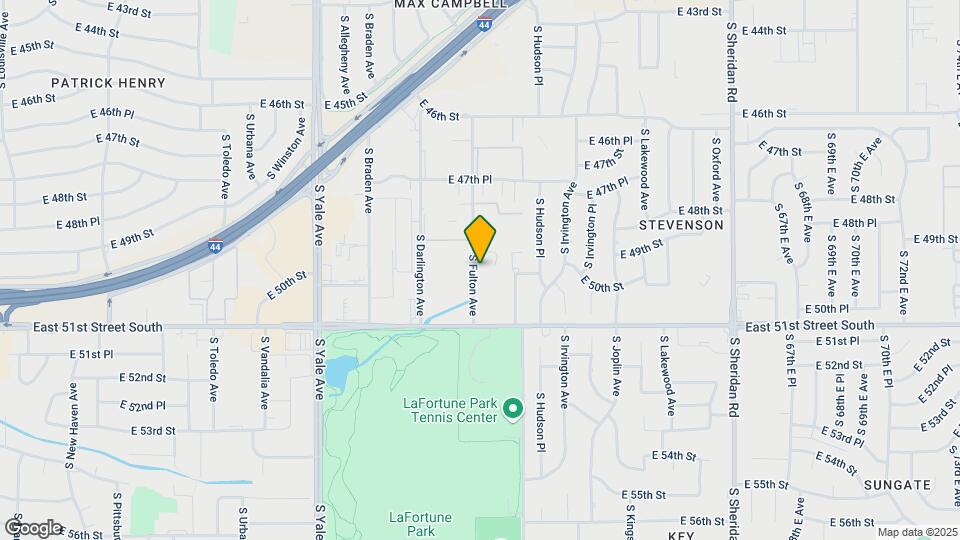 4901 S Fulton Ave Mapa y Detalles de la Ubicación