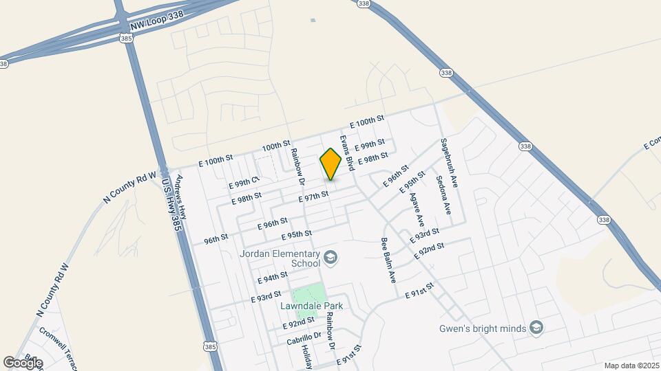 9703 Desert Ave Map and Location Details