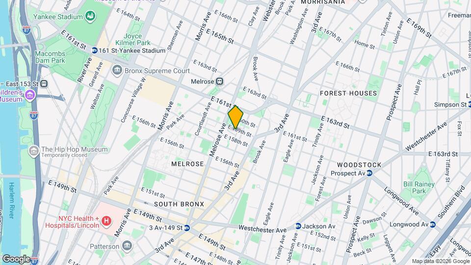 426 E 159th St Map and Location Details