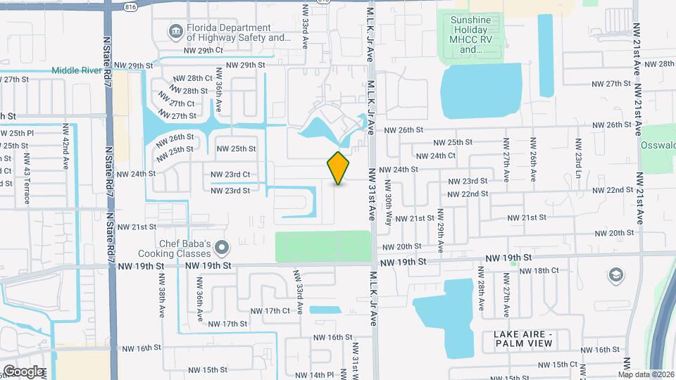 2270 NW 32nd Terrace Map and Location Details