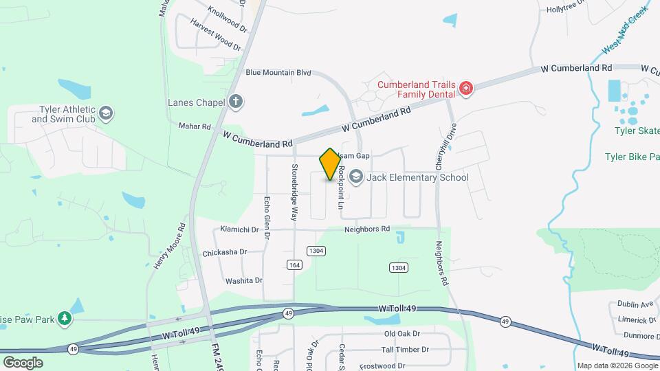 7318 Harpers Ridge Ln Map and Location Details