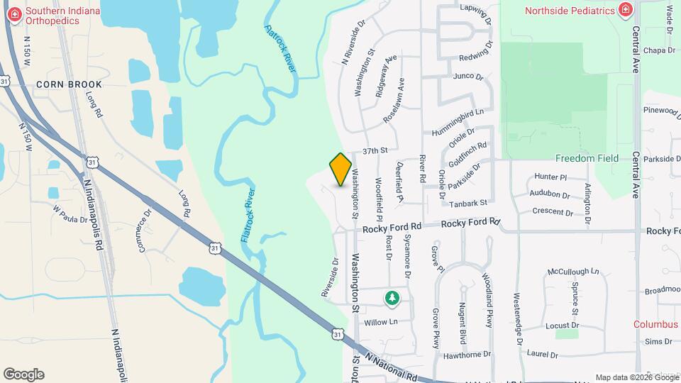 3625 Woodside Dr Map and Location Details