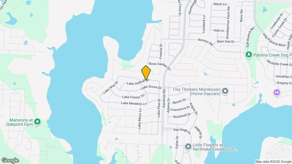 1012 Lake Hollow Dr Map and Location Details
