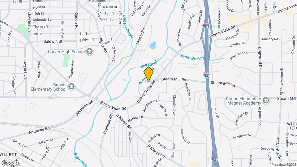 3471 Buena Vista Rd Map and Location Details