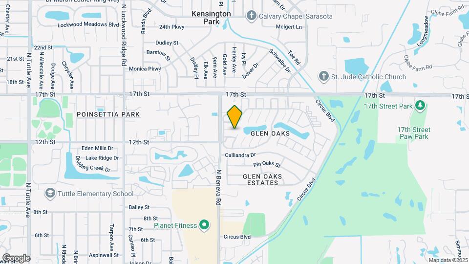 3638 Glen Oaks Manor Dr Map and Location Details