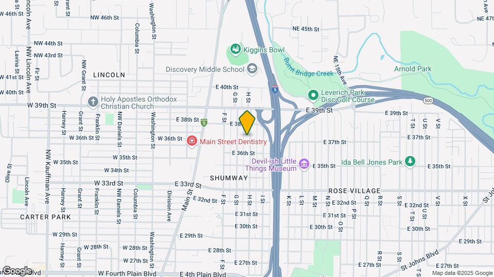 3700 H St Map and Location Details