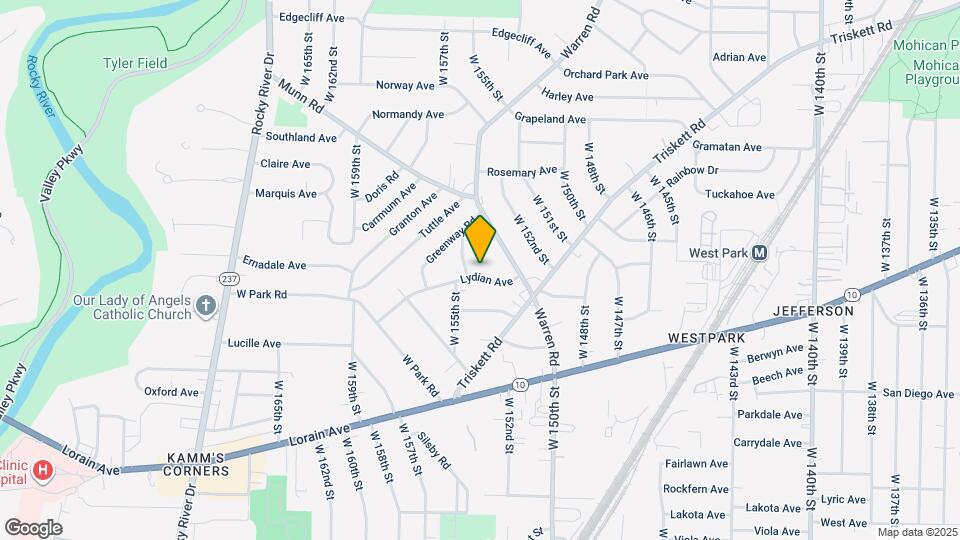 15316 Lydian Ave Map and Location Details