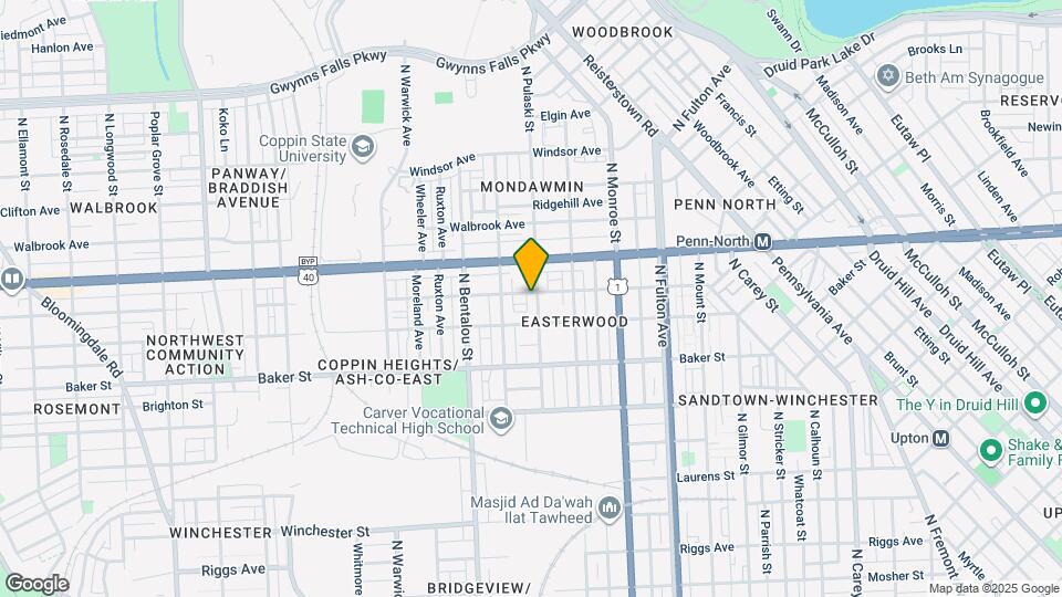 1732 N Pulaski St Map and Location Details