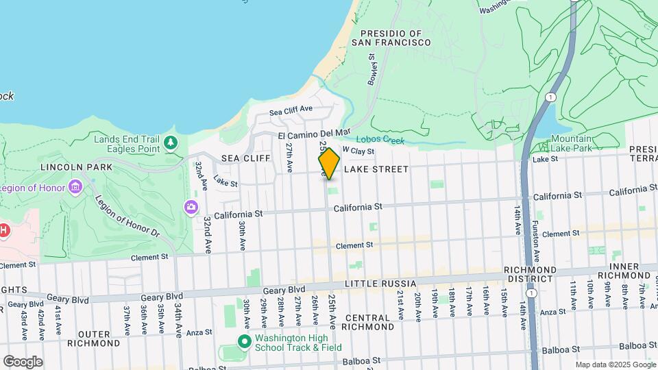 234-236 25th Ave Mapa y Detalles de la Ubicación