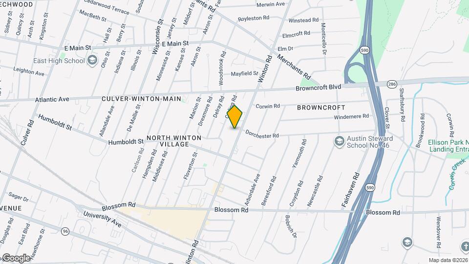 459 Winton Rd Map and Location Details