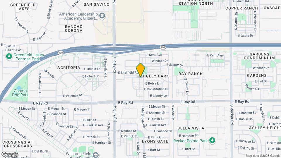 1447 S Colt Dr Mapa y Detalles de la Ubicación