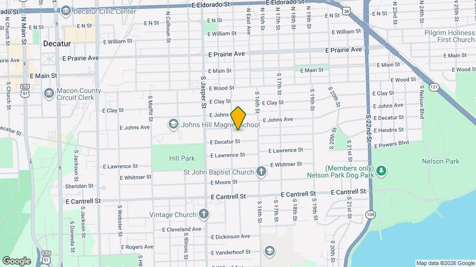 1421 Sedgwick St Map and Location Details