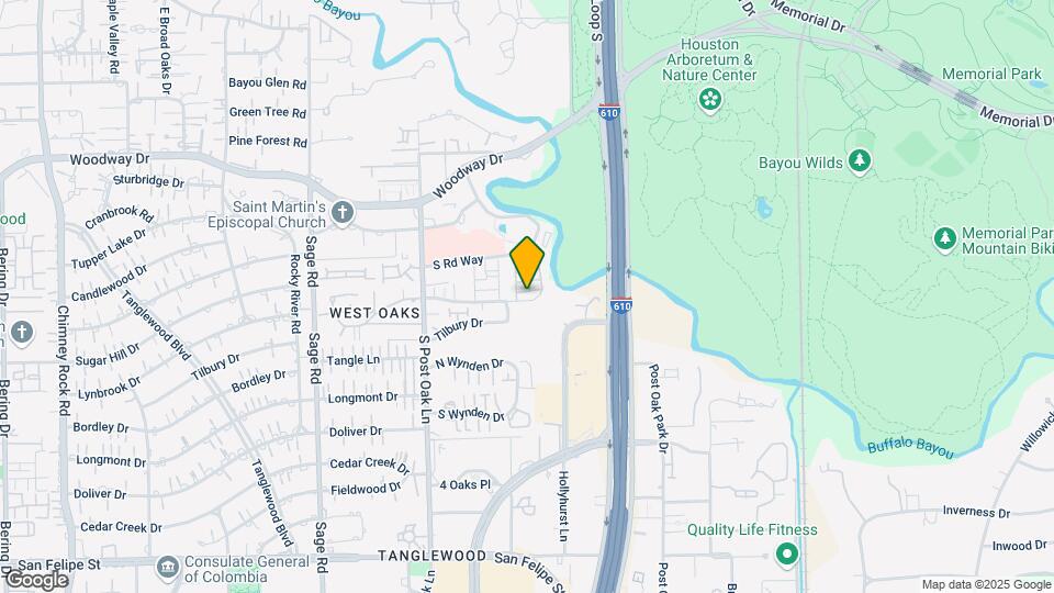 4710 Post Oak Timber Dr Map and Location Details