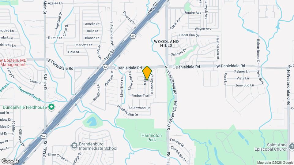 1522 Sunset Ln Mapa y Detalles de la Ubicación