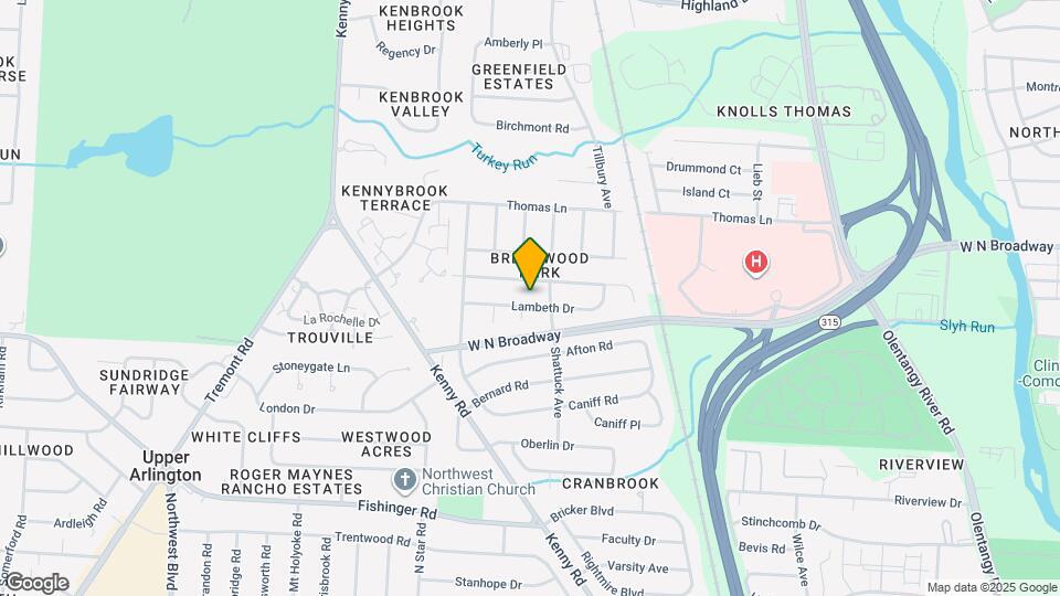 1016 Lambeth Dr Map and Location Details