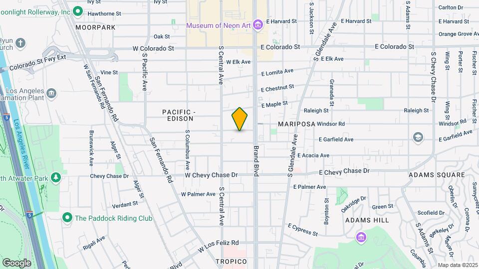 128 W Windsor Rd Mapa y Detalles de la Ubicación