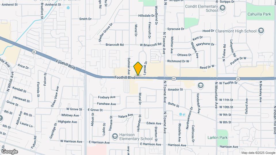 477 E Foothill Blvd Map and Location Details