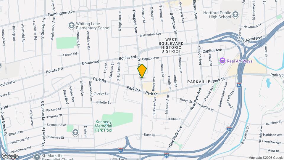 370 Prospect Ave, Unit 370 prospect Ave Hartford Map and Location Details